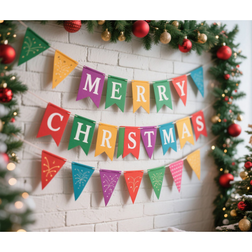 Christmas flag for garden