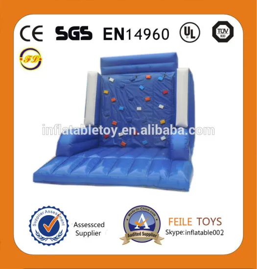inflatable rock climb game
