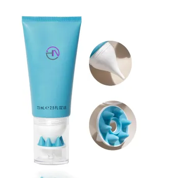 Wholesale Shampoo bottle with silicone scalp massage comb