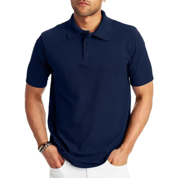 Custom Embroidered Golf Polo Shirts: 100% Polyester Mens T-Shirts for Customization