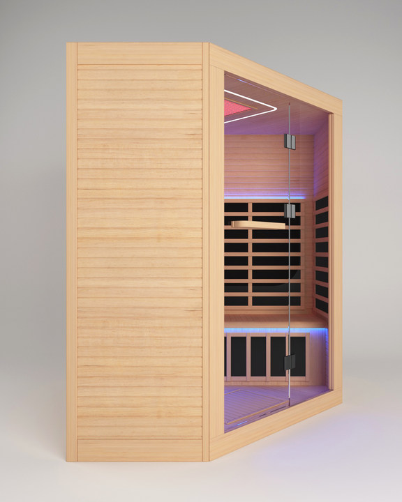 House design infrared sauna cabin wooden sauna room
