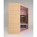 Projeto da casa Sauna Infravermelho Cabine Salão de Sauna de madeira