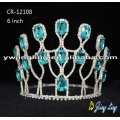 Lake Blue Diamond Party Round Crown