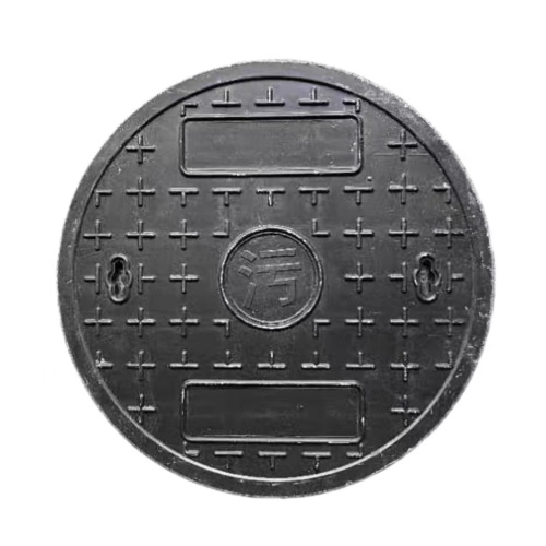 Round resin sewage manhole cover