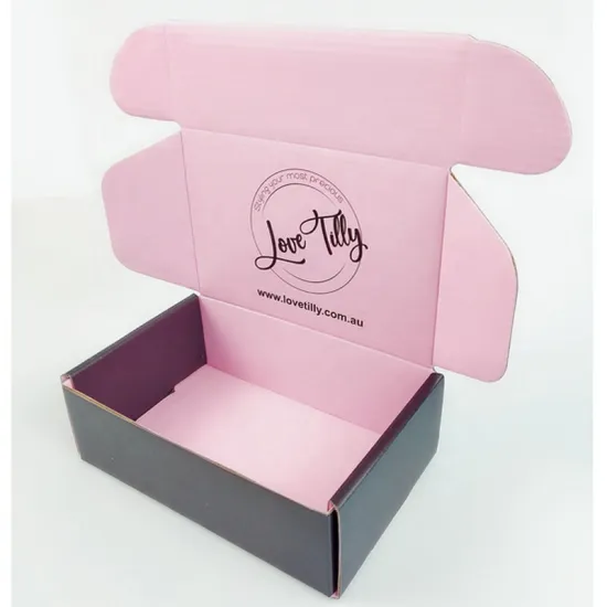 Custom Foldable Corrugated Kraft Paper Boxes with Logo