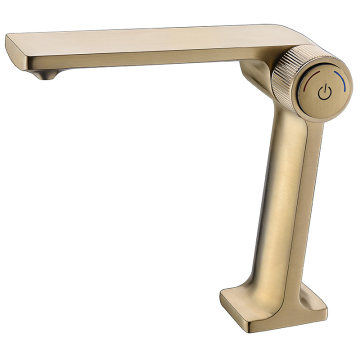 Vessel Sink Faucet Modern Style Gold