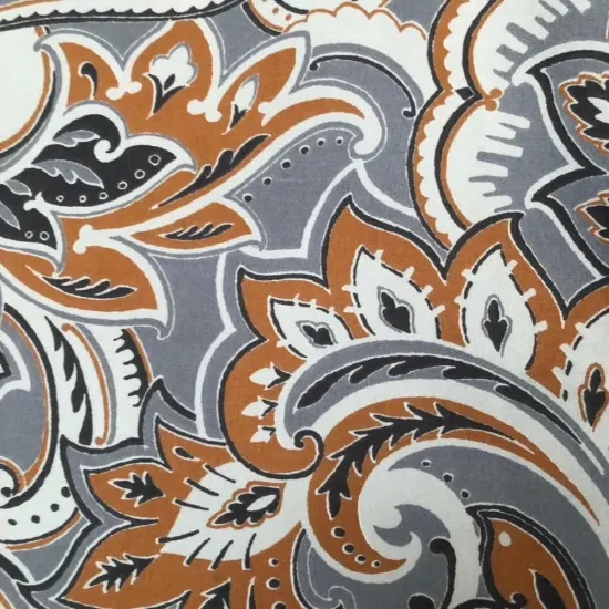 100% Polyester Peach Skin Printed Fabric For Bedsheet