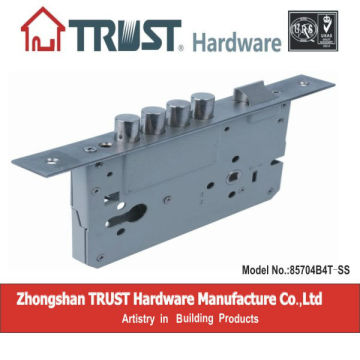TRUST 4 Round BOLT High Security Mortise 70mm backset lock body