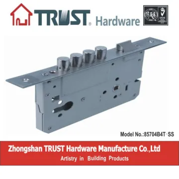 TRUST 4 Round BOLT High Security Mortise 70mm backset lock body
