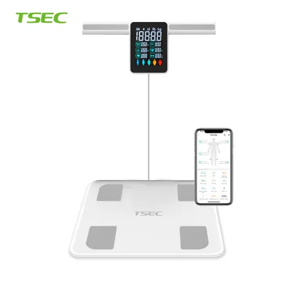 Smart Body Composition Analysis Fitness Health Meter - 180kg Weight BMI Measurement BIA Weighing Scale