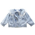 Girls Denim Jacket Fashion Lace Coats