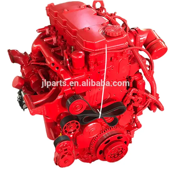 Original bus engine complete 4 cylinder 4.5L diesel engine ISBE 180