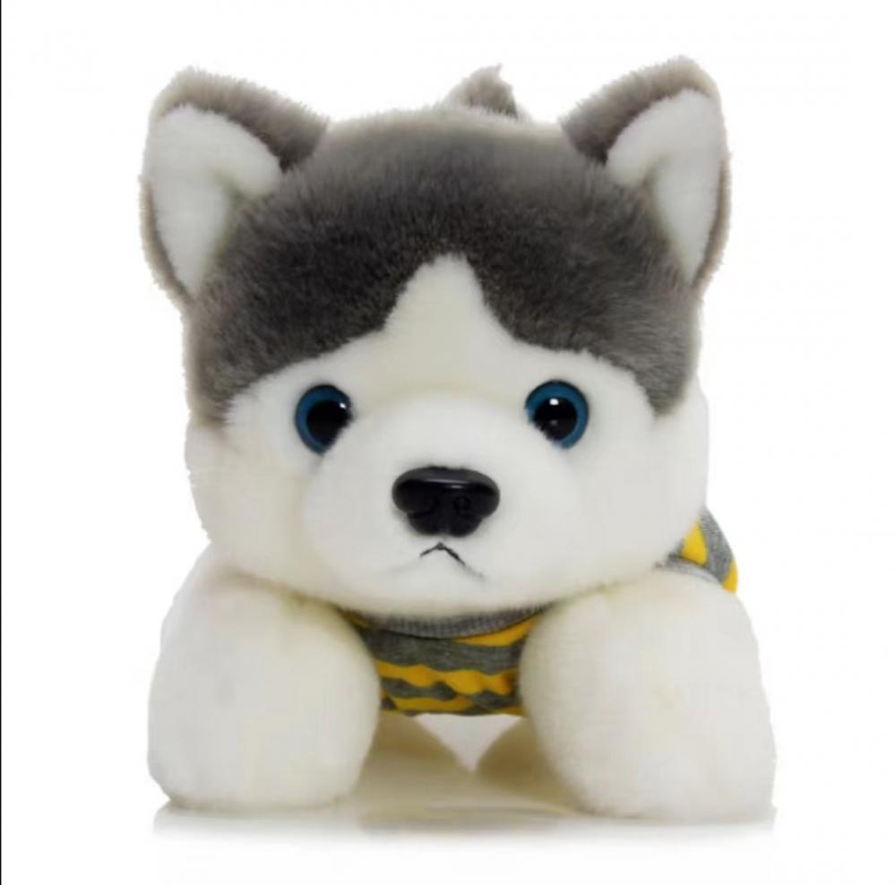 Un animal en peluche husky