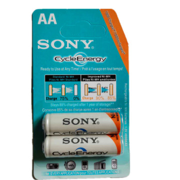 Hot Sale AA Rechargeable Battery 4600 mAh 1.2V NiMH Low Self-Discharge (2pcs)