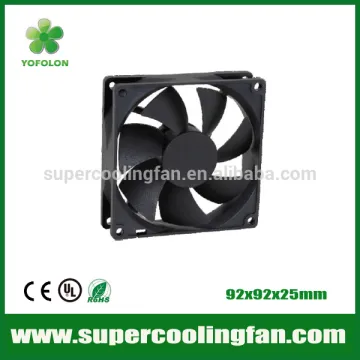 92x92x25mm 12V high speed dc axial flow fan 90mm laptop cooling fan