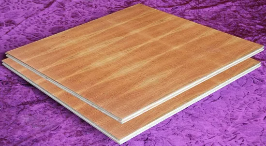 600*600*18/3mm Toplayer Red Oak Parquet Wood Floor (L003-1)