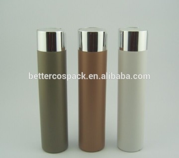 best design shampoo Silver aluminium big disc cap HDPE bottle