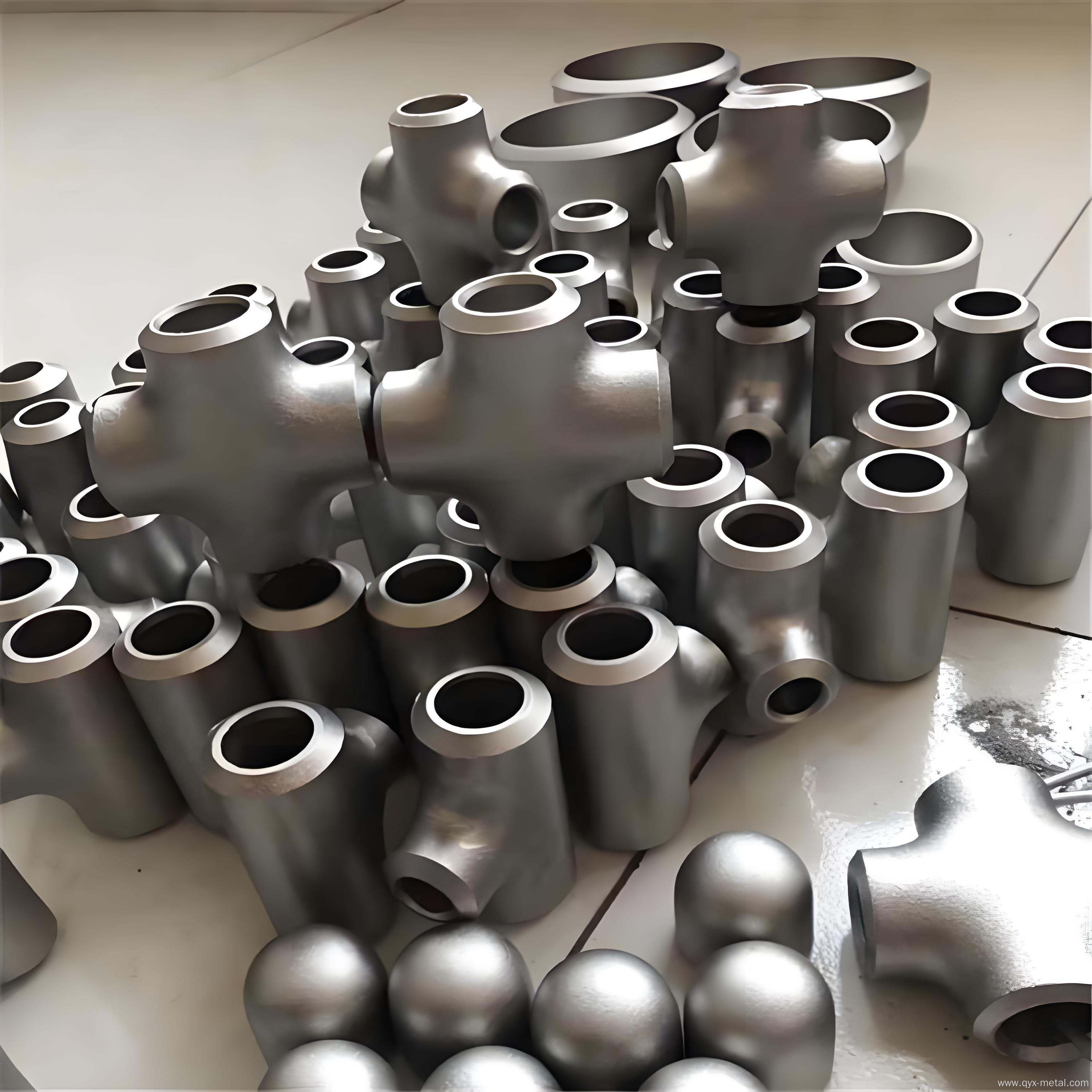 High Strength Titanium Tee Pipe Fittings for Chemical