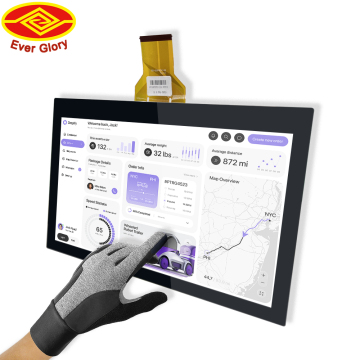 13.3 Inch IP65 Waterproof Capacitive Outdoor Touch Screen Module with 10 Touch Points and USB Interface by EETI