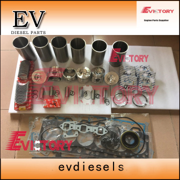 KOMATSU 6D125 rebuild overhaul kit gasket bearing piston