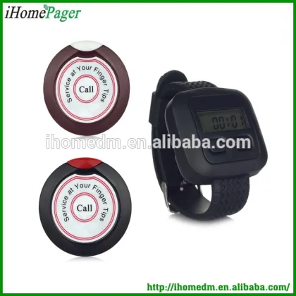 Restaurant slim service desktop buzzer bell