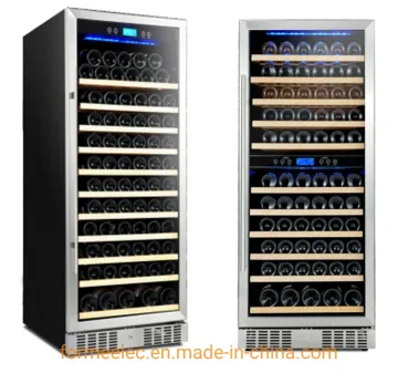 Vino Showcase Red Wine Fridge 116 Bottles 305L Built-in Type Dual Zone Wine Cooler