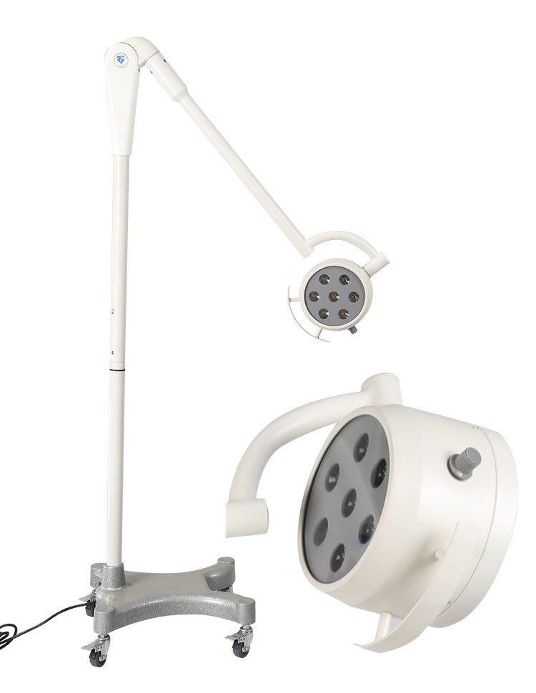 Mobile type shandowless surgery lamp