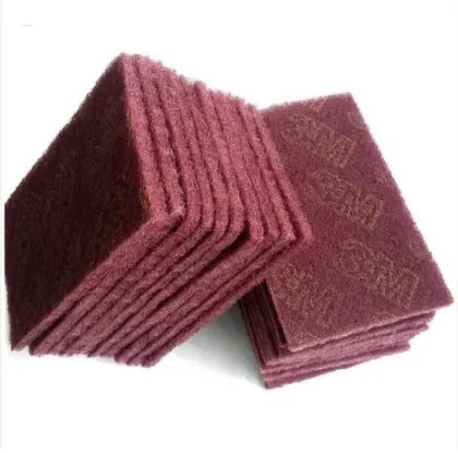 3M Scotch Brite Scouring Pad - Fine Grade Aluminum Oxide Abrasive Hand Pad for Cleaning