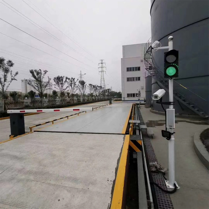 Sistema de báscula puente automático inteligente no tripulado