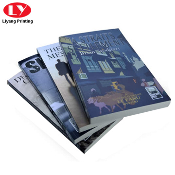 Softcover perfect binding book printing service