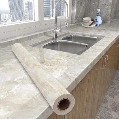 PVC Wallpaper Self-Adhesive Roll - PVC Wall Wallpaper