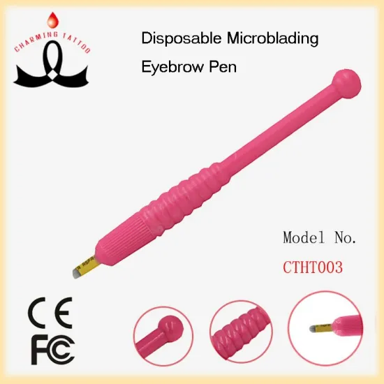 Top Grade Permanent Makup 3D Microblading Disposable #9 Blade Manual Pen