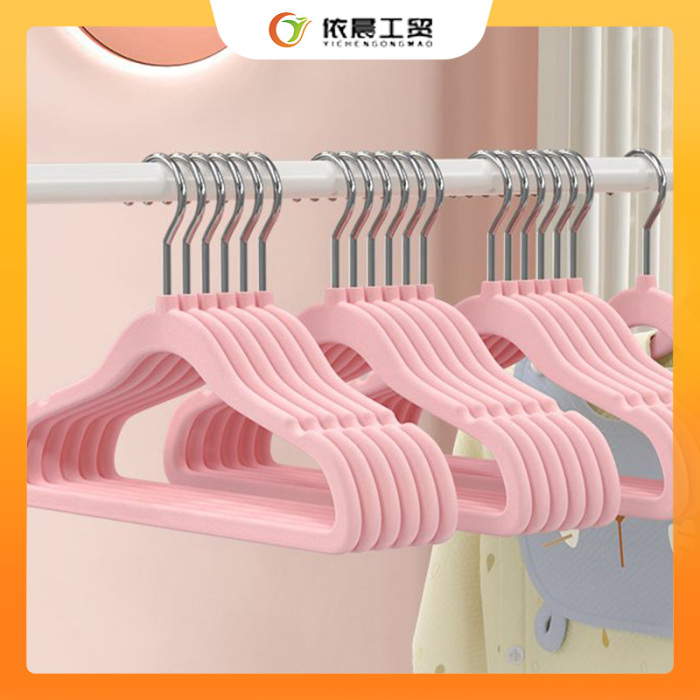 چوب لباسی بچه گانه صورتی نرم