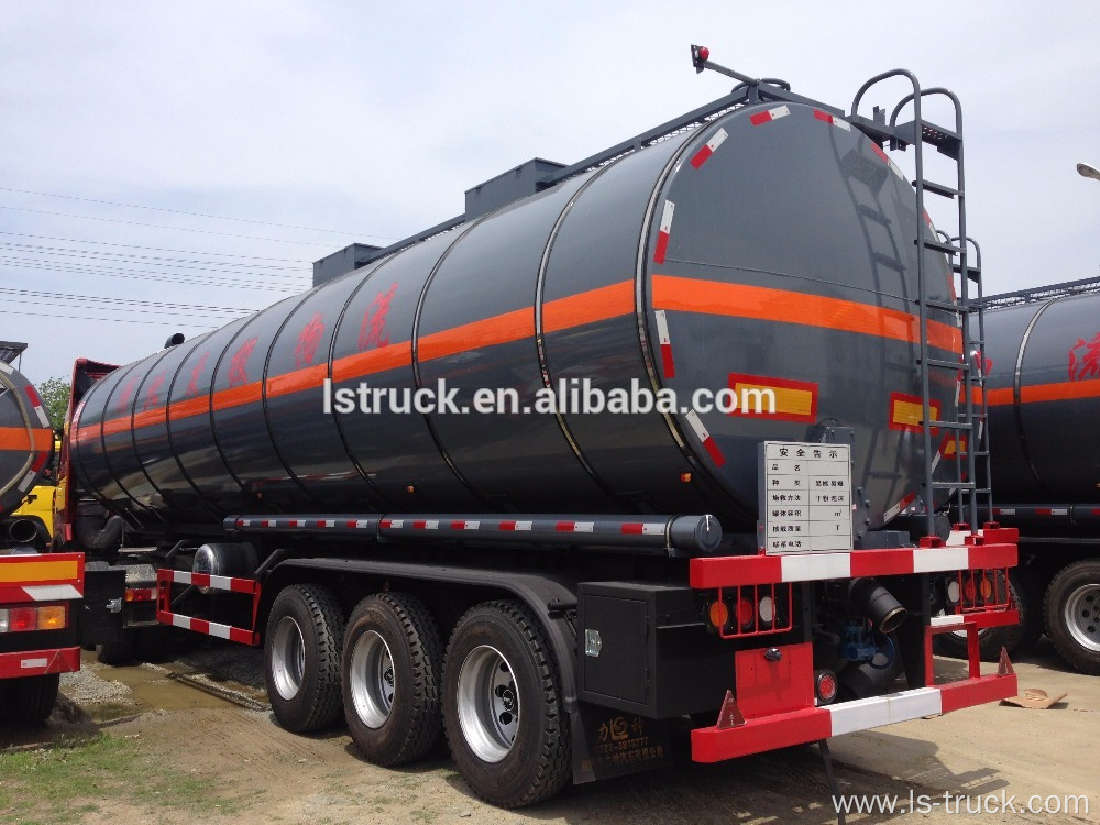 Rock wool insulated tank semi-trailer