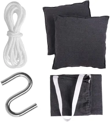 Outdoor Canvas Hammocks Hanging Portable Folding Hammock Chair With Pillow