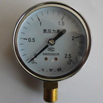 aseismatic vaccum tire gauge