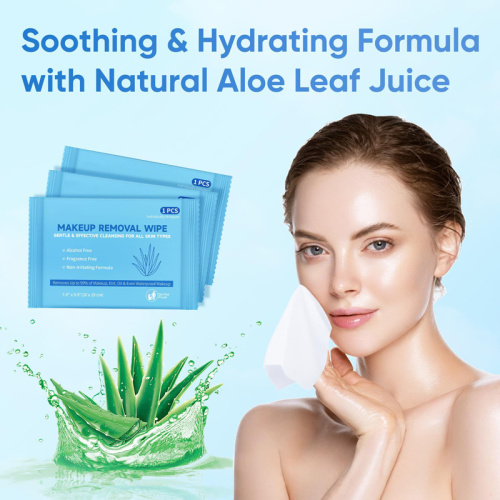 Khăn lau tẩy trang và tẩy trang không chứa cồn tùy chỉnh