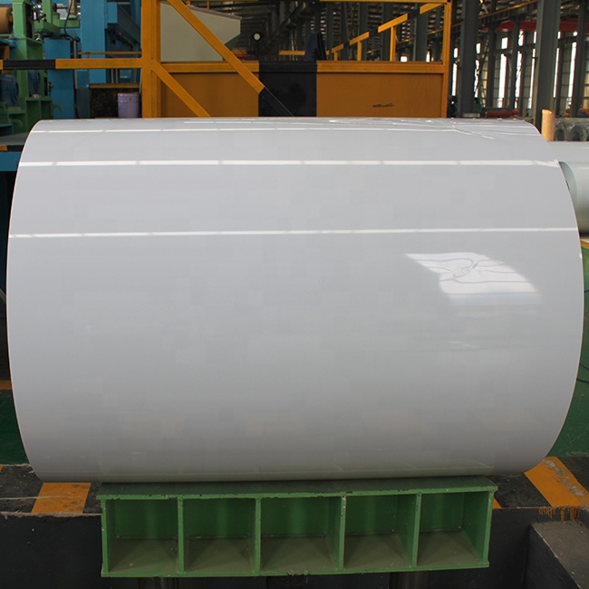 White Color Coated Aluminum Coil for Gutter making