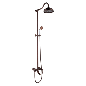 Household European style archaize full copper shower