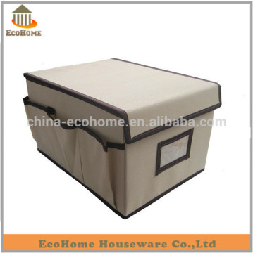 cosmetic storage box with identify pocket