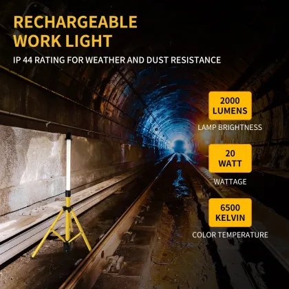 Rechargeable Multifunctional Work, Site, and Tube Light: The Ultimate Lighting Solution