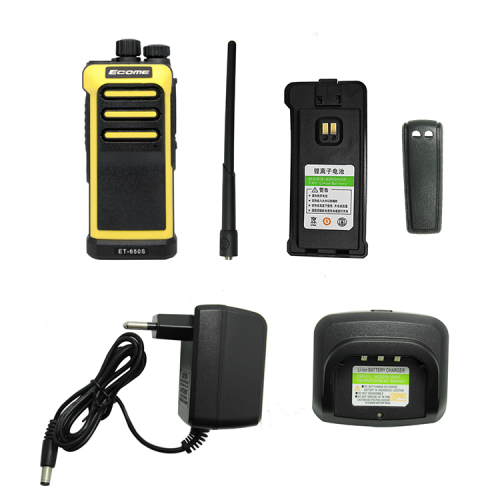 Deux radio-walkies analogiques walkie talkie 400-470mHz uhf ecome et650s