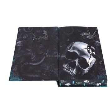 Customized hardcover book with embossed cover
