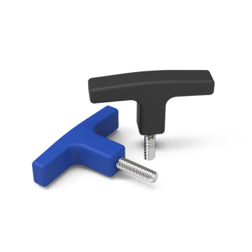 China Supplier M8 PP Material T Shaped Clamping Handle Knobs