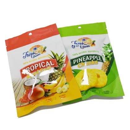 Laminated Foil Barrier Dried Fruit Snacks Printed Packaging