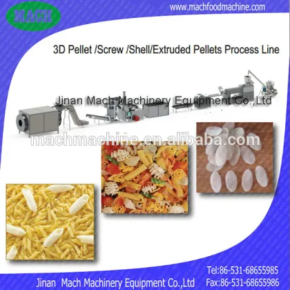 Macaroni pasta snack foods production line