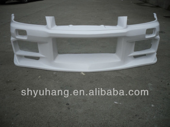 For R34 GTR Do-Luck style glass fiber front bumper                        
                                                Quality Assured