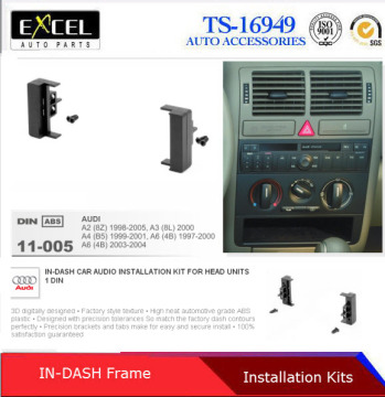 Car Radio Fascia Panel for Audi A2 A4 A6 Stereo Facia Dash CD Trim Installation Kit