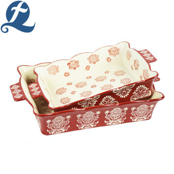 Hot Sale Kitchen Printed Square Baking Pan