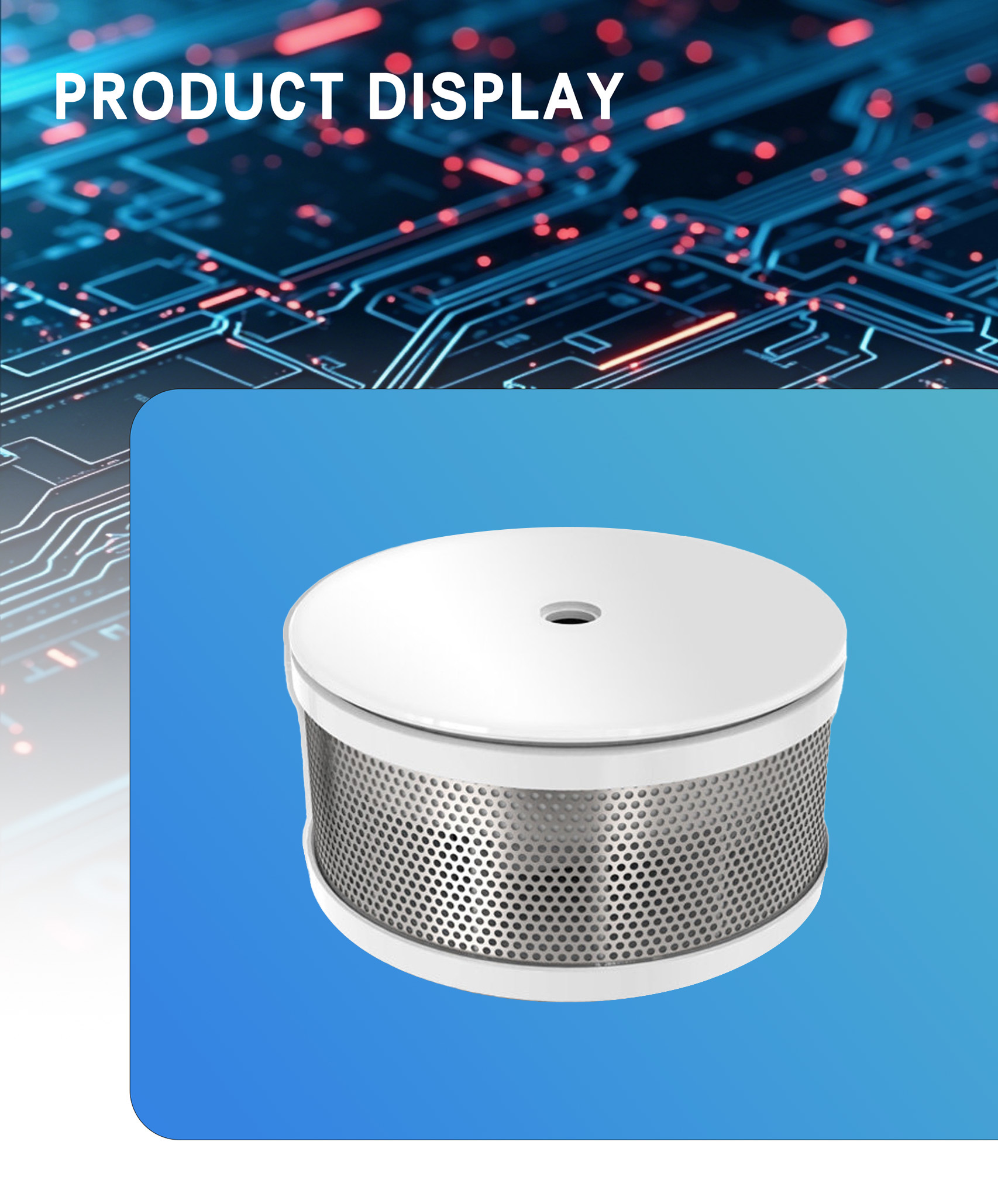 14.STAINLESS STEEL SMOKE DETECTOR 000